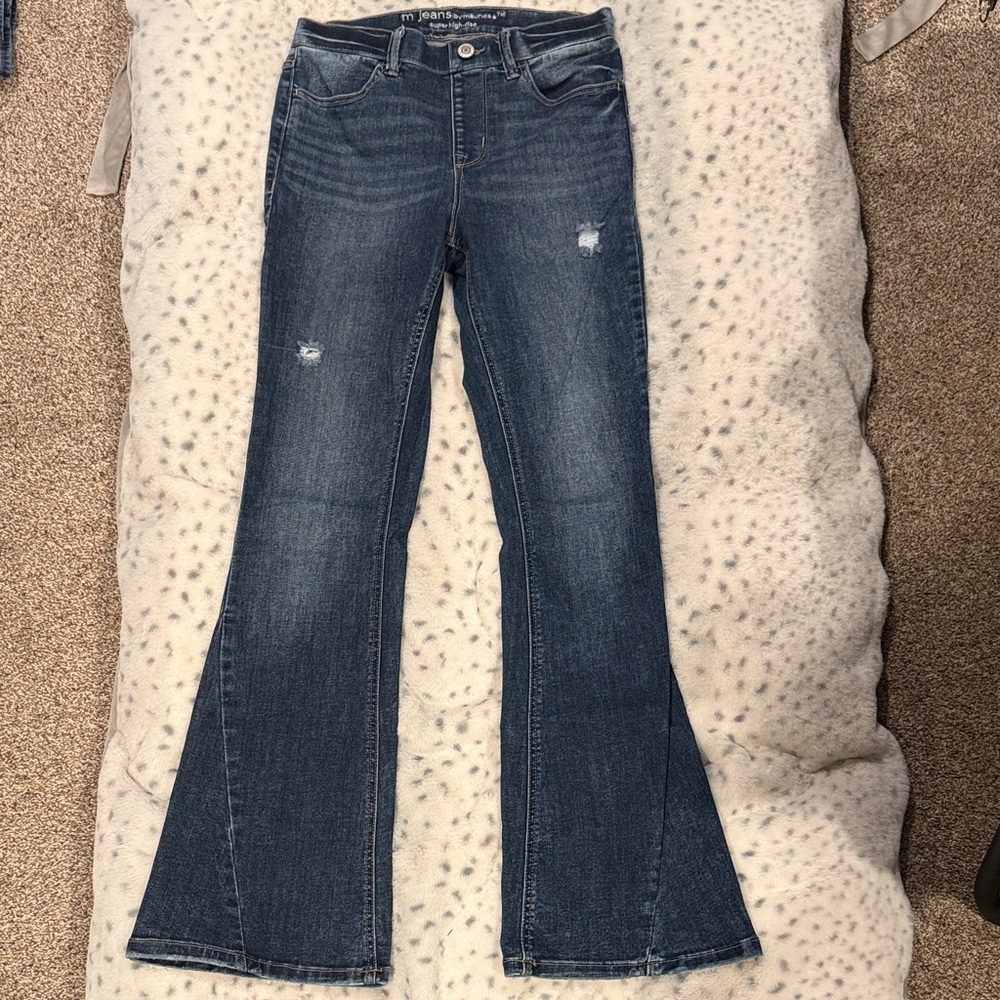 Maurices Dark Blue Flare Jeans